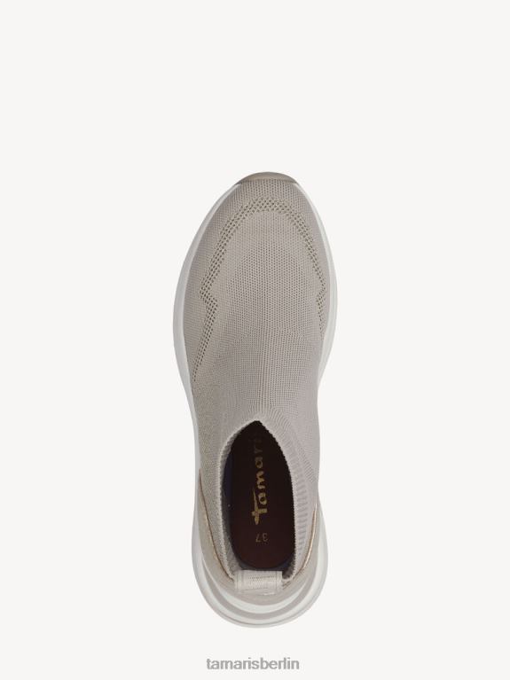 de Tamaris Frauen Sneaker - Beige/Elfenbein-Metallic 0LHV4624 Schuhe