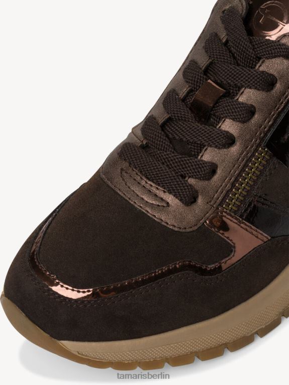 de Tamaris Frauen Sneaker - Braun/Mokkakamm 0LHV42176 Schuhe