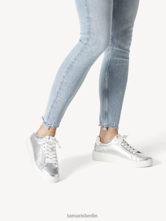de Tamaris Frauen Sneaker - Metallic/Silber 0LHV41996 Schuhe
