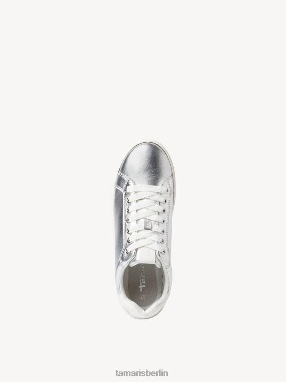 de Tamaris Frauen Sneaker - Metallic/Silber 0LHV41996 Schuhe