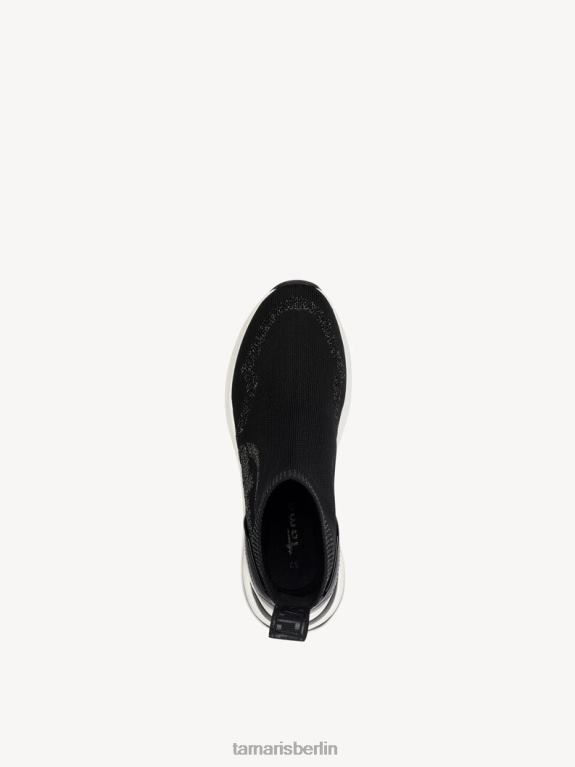de Tamaris Frauen Sneaker - Schwarz/Schwarzmetallic 0LHV4704 Schuhe
