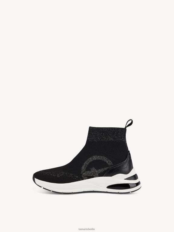 de Tamaris Frauen Sneaker - Schwarz/Schwarzmetallic 0LHV4704 Schuhe