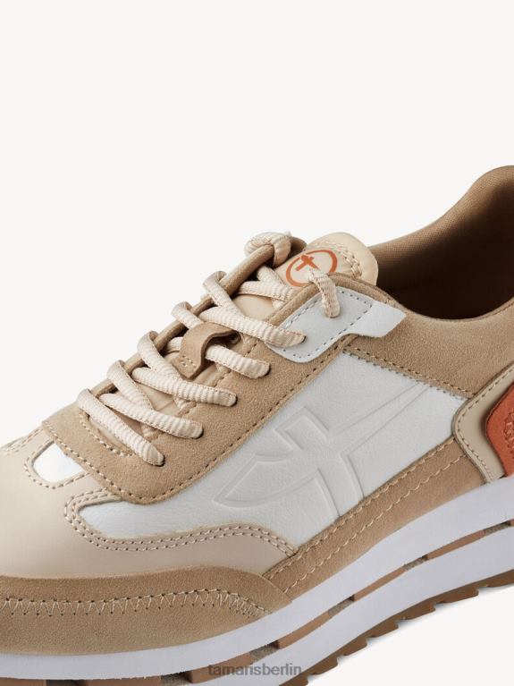 de Tamaris Frauen Sneaker – beige/braun gekämmt 0LHV42190 Schuhe