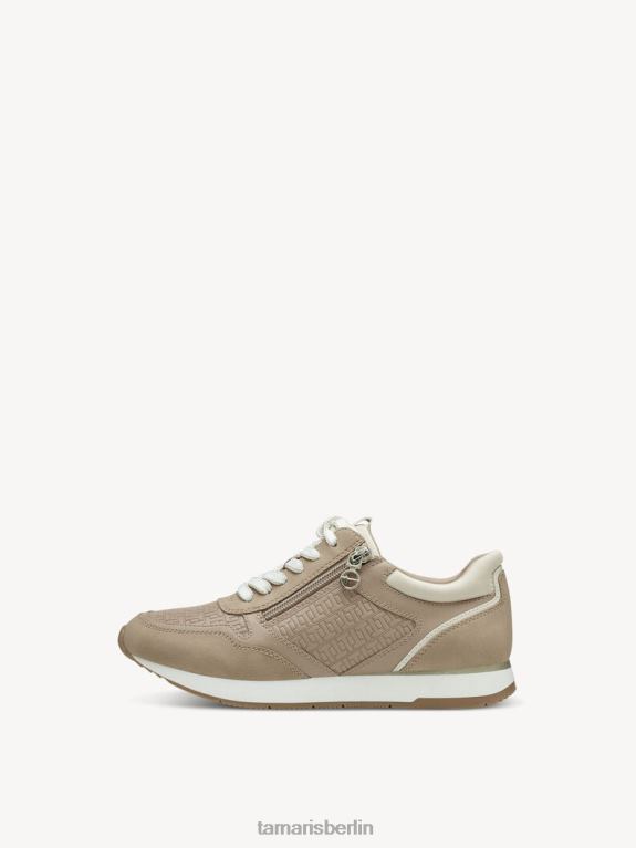 de Tamaris Frauen Sneaker – beige/braun gekämmt 0LHV4971 Schuhe