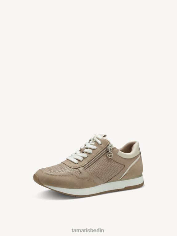 de Tamaris Frauen Sneaker – beige/braun gekämmt 0LHV4971 Schuhe