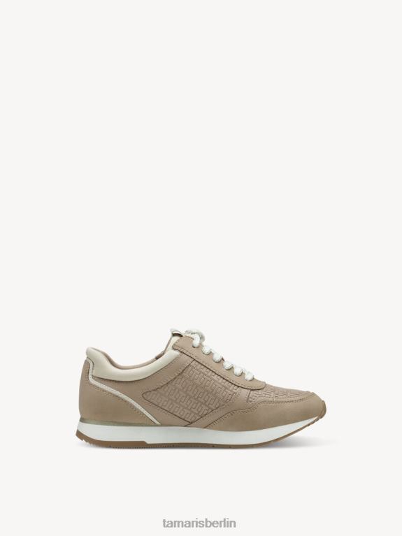 de Tamaris Frauen Sneaker – beige/braun gekämmt 0LHV4971 Schuhe