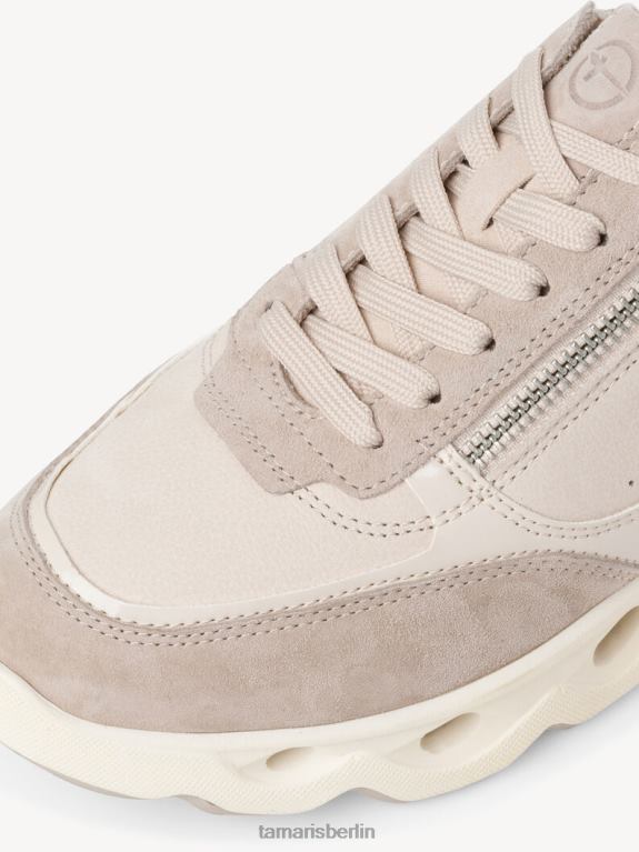 de Tamaris Frauen Sneaker – beige/elfenbeinfarbener Kamm 0LHV41886 Schuhe