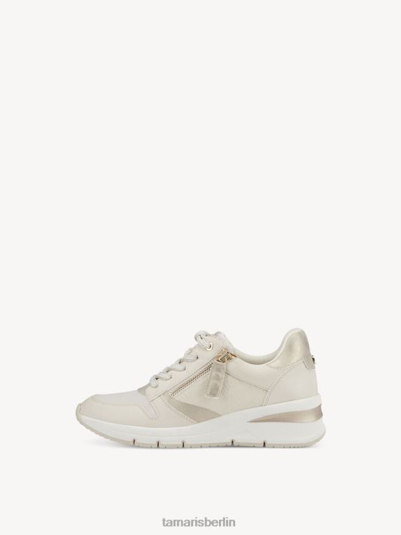 de Tamaris Frauen Sneaker – beige/elfenbeinfarbener Kamm 0LHV42291 Schuhe