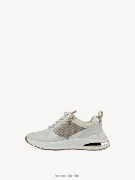 de Tamaris Frauen Sneaker – beige/elfenbeinfarbener Kamm 0LHV4471 Schuhe