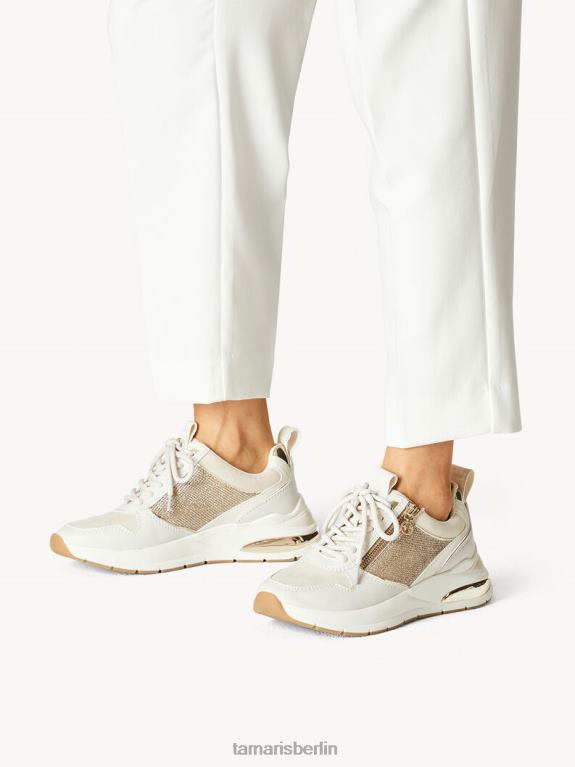 de Tamaris Frauen Sneaker – beige/elfenbeinfarbener Kamm 0LHV4471 Schuhe