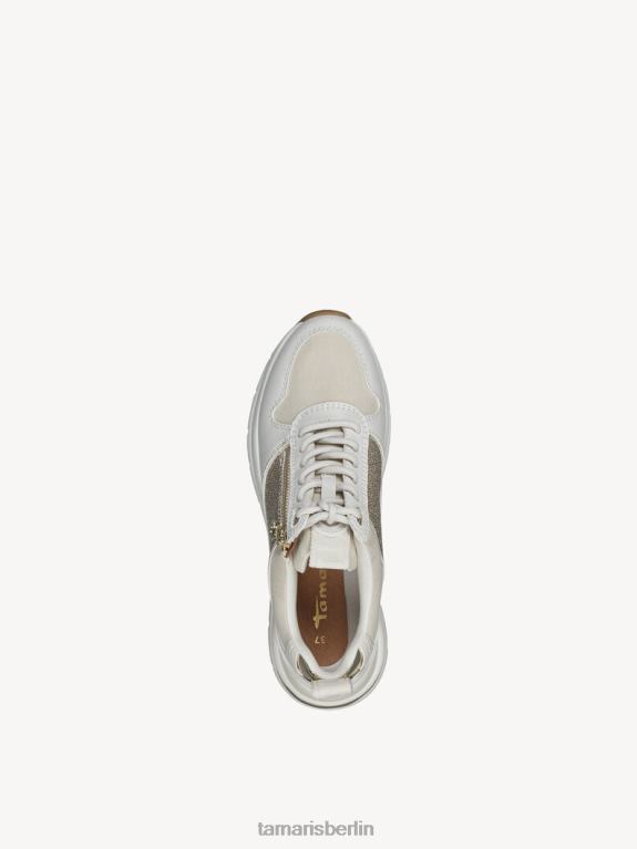 de Tamaris Frauen Sneaker – beige/elfenbeinfarbener Kamm 0LHV4471 Schuhe