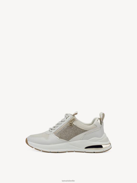 de Tamaris Frauen Sneaker – beige/elfenbeinfarbener Kamm 0LHV4471 Schuhe