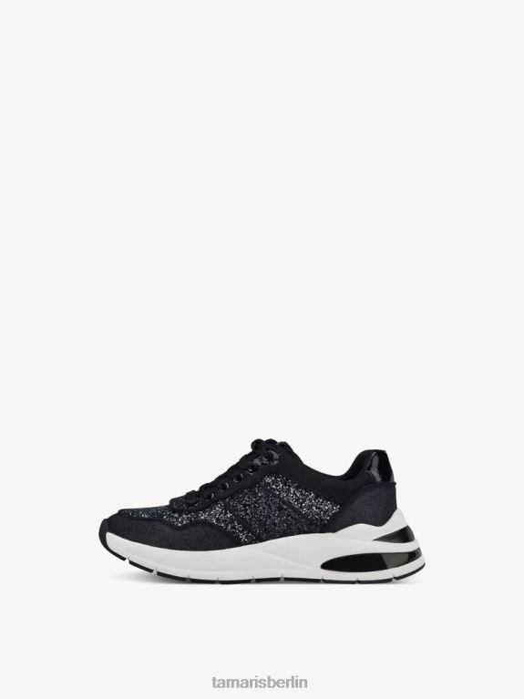 de Tamaris Frauen Sneaker - schwarz/schwarz glam uni 0LHV4457 Schuhe