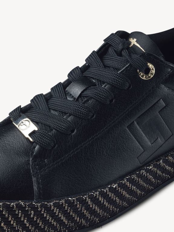 de Tamaris Frauen Sneaker - schwarz/schwarz uni 0LHV41018 Schuhe