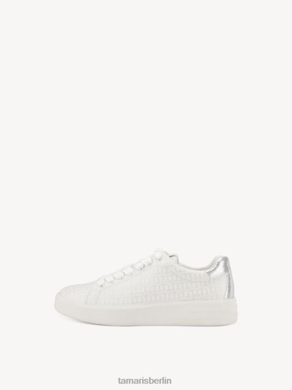 de Tamaris Frauen Sneaker - weiß/weiß metallic 0LHV492 Schuhe