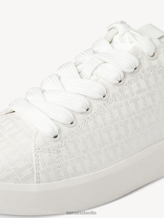 de Tamaris Frauen Sneaker - weiß/weiß metallic 0LHV492 Schuhe