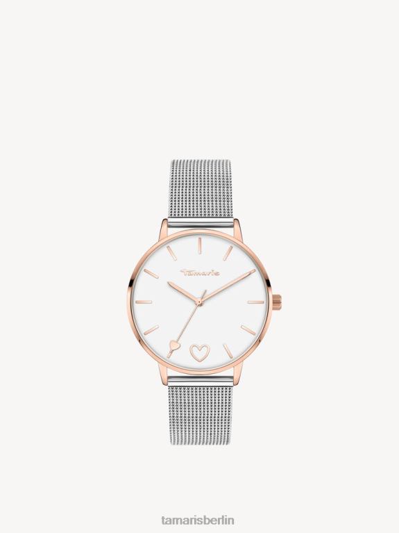 de Tamaris Frauen Uhr – Silber/Roségold-Mesh-Silber 0LHV43047 Zubehör