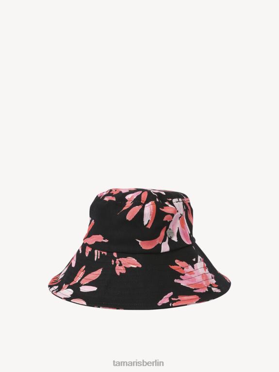 de Tamaris Frauen Hut - schwarz/rosa Blumen aop 0LHV42754 Zubehör